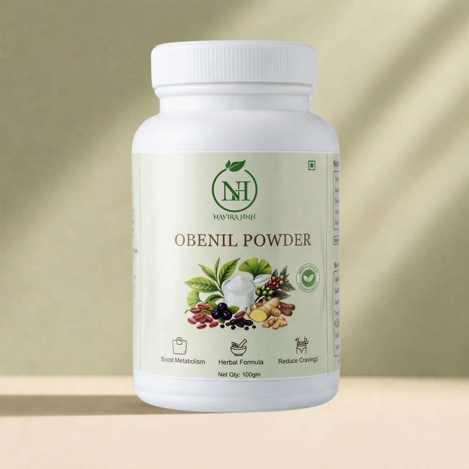 Obenil Powder | Ayurvedic Herbal Powder for Weight Management Support | Plant-Based Formula